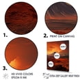 thumbnail image 3 of Designart "Scenic Volcanic Vista II" Volcano Wall Art Living Room, 3 of 7