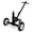 Black, variant on Tow Tuff TMD-600AFF Adjustable Solid Steel 600 Pound Capacity Trailer Dolly
