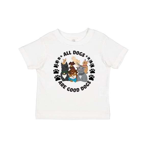 Inktastic All Dogs are Good Dogs with Cute Dog Family Boys or Girls Baby T-Shirt