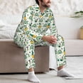 thumbnail image 7 of Honeii St. Patrick's day Pattern Mens Pajamas Set,2pcs Men's Lounge Long Sleeve Sleep Shirt and Pajama Bottoms Sleepwear Set,Mens Pjs Sets-Large, 7 of 7