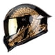 thumbnail image 1 of Casco Integral Black Pearl Dragon Dorado Brillo XL, 1 of 1