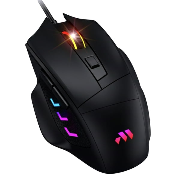 Mouse Gamer Mubitech Sx10 Rgb 6 Botones 10,000 Dpi 30g 128ms