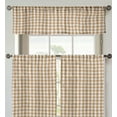 thumbnail image 2 of Umid Checker Kitchen Curtain & Tier Set, 2 of 3