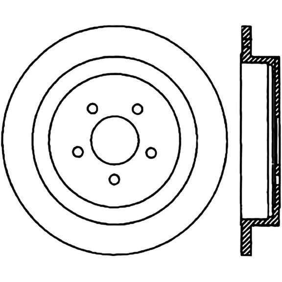 Disc Brake Rotor Fits select: 2003-2011 LINCOLN TOWN CAR