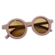 thumbnail image 3 of Gafas de sol retro para niños, lindas gafas redondas para niños pequeños, para playa, color morado Violeta, 3 of 6