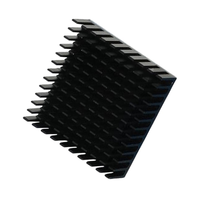 Módulo de radiador de refrigeración Disipador cuadrado para impresora 3D Macarena Negro Disipador de calor de PVC