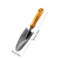 thumbnail image 3 of A Garden Hand Trowel Steel Shovel With Wooden Handle Digging Tool For Planting Flowers Vegetables Potted Plants, 3 of 6