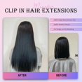 thumbnail image 3 of Extensiones de cabello humano real MEYOFUN con clip, 20 cm, 105 g, 3 of 4
