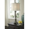 thumbnail image 2 of Bowery Hill Lampe de Table Poly en Gris Antique, 2 of 2