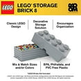 thumbnail image 4 of LEGO Brique de Rangement 8, Gris Pierre, 4 of 5