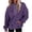Purple, variant on Bovemsi Sweatshirt for Women Oversized Lightweight Puff Pullover Tops Long Sleeve Casual Fall Winter Clothes Comfort Hoodie