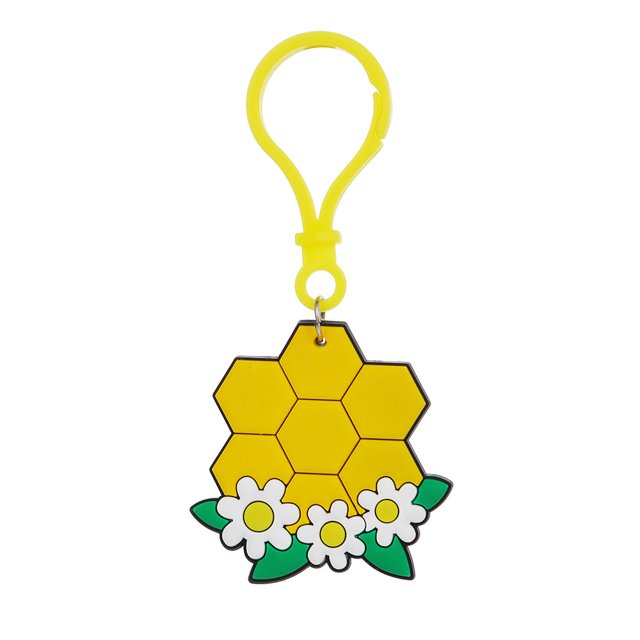 Llavero con forma de abejita, abejorro, brillante, con forma de animal, en caja para bolso, cartera, billetera