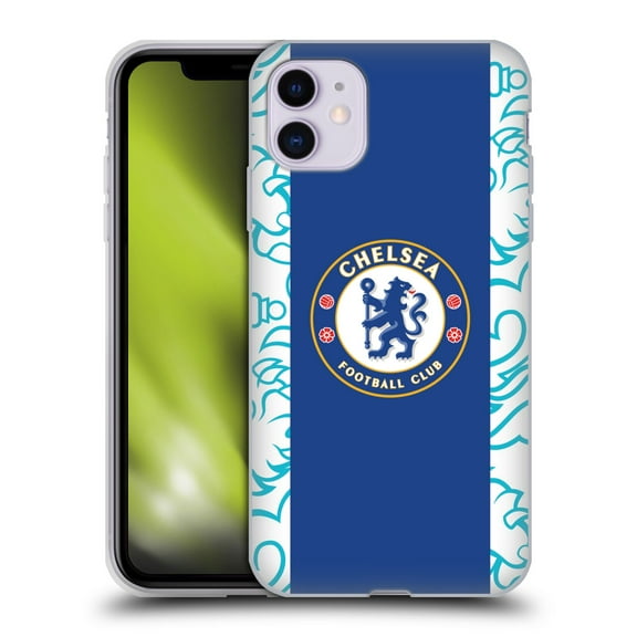 Head Case Designs Officially Licensed Chelsea Football Club 2022/23 Kit Home Soft Gel Case Compatible with Apple iPhone 11