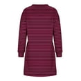 thumbnail image 5 of hotojiny Sweatshirt Dress for Women Crew Neck Casual Long Sleeve Tunic Dresses Fall Fashion Pullover Dress, 5 of 6