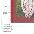 thumbnail image 3 of ArtToFrames 6" x 35" Red Picture Frame, 6x35 inch Red MDF Poster Frame (WOM-4119),  Pack, 3 of 8