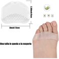 thumbnail image 2 of Almohadillas para Pies Amortiguadoras Aliviar el Dolor de Pies para Mujer y Hombre, Plantillas Antideslizantes Reutilizables, Almohadillas Metatarsianas para Zapatos Antepié Bursitis Metatarsalgia, 2 of 7