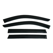 Ikon Motorsports Window Visors Compatible with 2014-2020 Nissan Rogue Acrylic Side Window Vent Windshield Deflector Rain Guard 4Pc Set Outside Mount