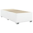 thumbnail image 5 of vidaXL Box Spring Bed with Mattress White Twin XL Faux Leather, 5 of 5
