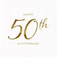 thumbnail image 2 of Lang Brands, LLC, 50th Anniversary Beverage Napkins, 2 of 5
