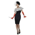 thumbnail image 3 of Smiffys Evil Madame Women's Halloween Fancy-Dress Costume for Adult, L, 3 of 3