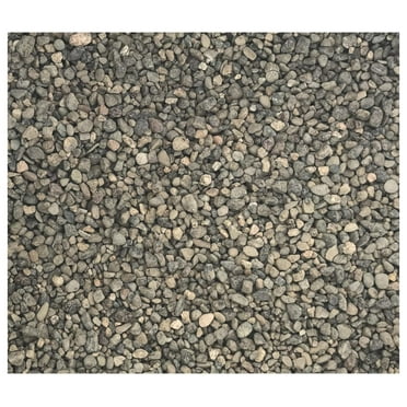 40 LBS Grey Pea Gravel - Landscape Rocks - Drainage Rock - Gardening - Average Size 3/8 inch - 1/4 inch Stone