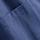 thumbnail image 5 of Pantalones largos para hombre, de color liso, holgados, con cordón y bolsillo de lino, informales, deportivos, hasta el tobillo, de poliéster., 5 of 7