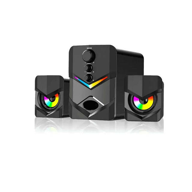 ToneJoy Bocinas Con Bluetooth Luces Led Para Xtellar Negra