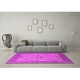 thumbnail image 3 of Ahgly Company Indoor Square Oriental Pink Industrial Area Rugs, 6' Square, 3 of 4