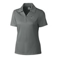 thumbnail image 2 of Women's Cutter & Buck  Gray Carolina Panthers Helmet Logo CB DryTec Genre Textured Solid Polo, 2 of 3