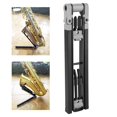 thumbnail image 1 of Cergrey Saxophone Foldable Stand, Universal Sax Portable Holder Foldable Alto Saxophone Bracket Adjustable Stand, 1 of 8