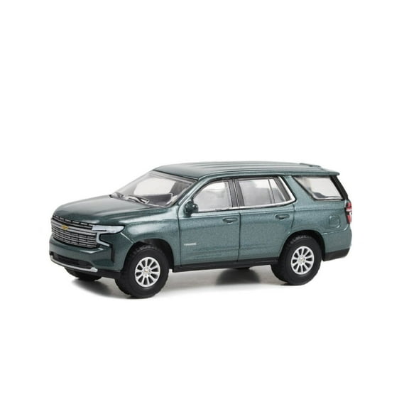 2022 Chevy Tahoe Premier, Gray - Greenlight 68020D/48 - 1/64 Scale Diecast Model Car