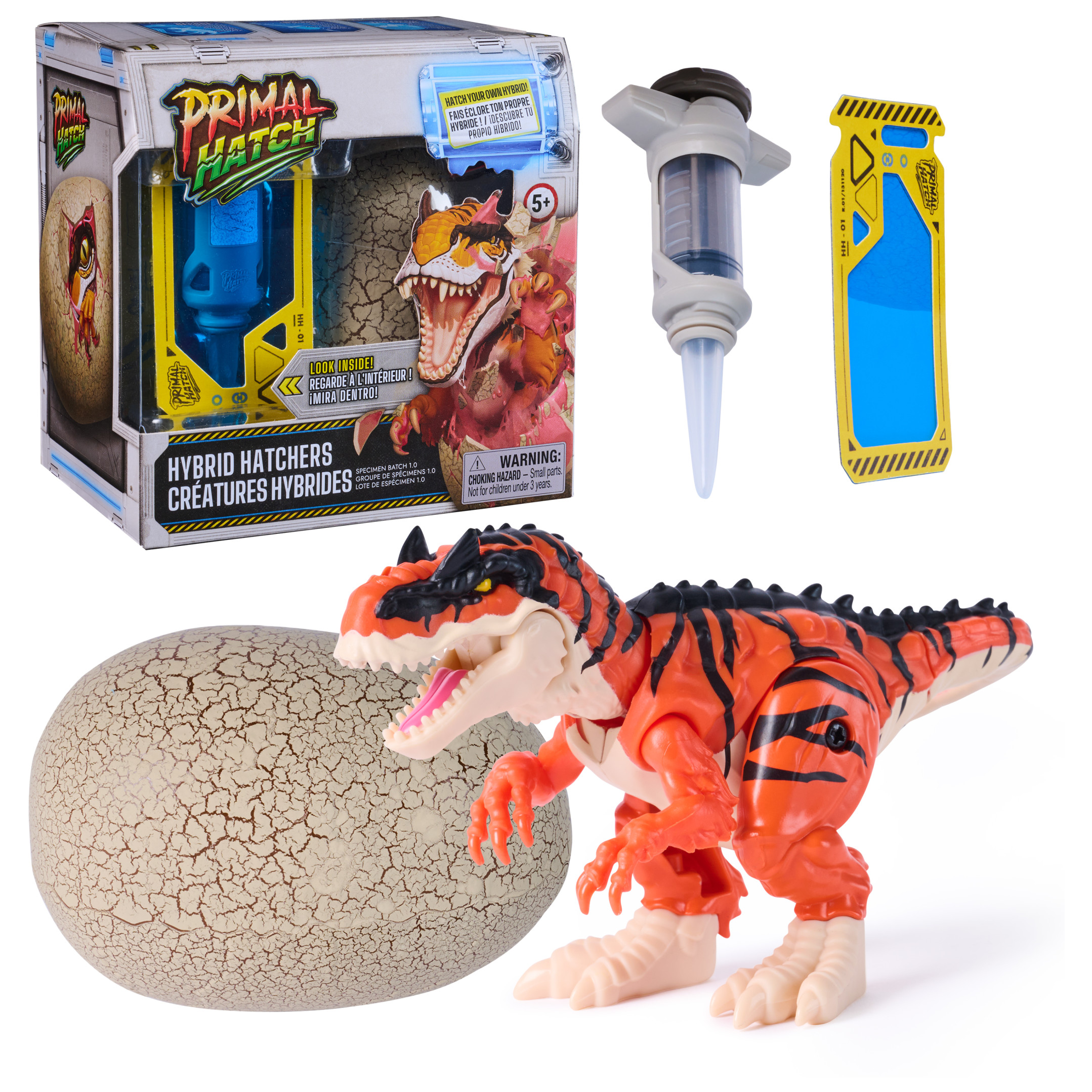 Primal Hatch Hybrid Hatchers, Dinosaur Toys for Kids Ages 5 and up, Styles May Vary