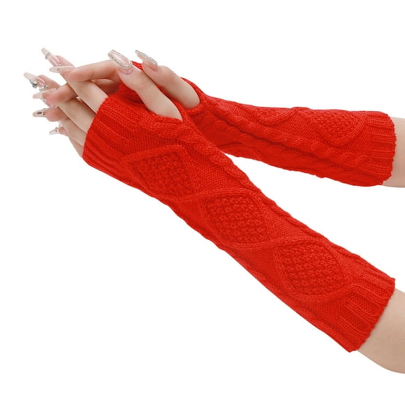 Outfmvch Winter Gloves Womens Gloves Winter Gloves For Women Warm Glove Windproof Elastic Texting Black Gloves Thermal Gloves Christmas Gift For Womens Gloves Red One Size