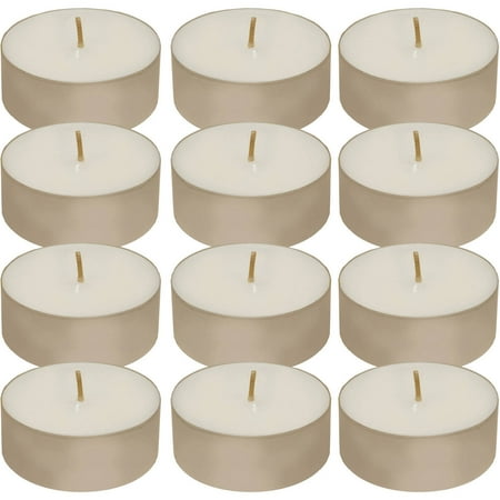 - Extra Large Tea Light Candles, 12 Count