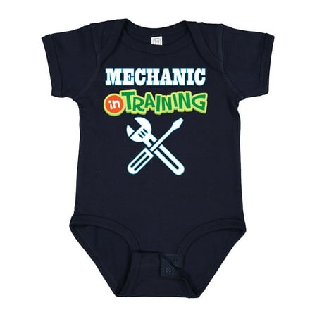 

Inktastic Mechanic in Training Gift Baby Boy or Baby Girl Bodysuit