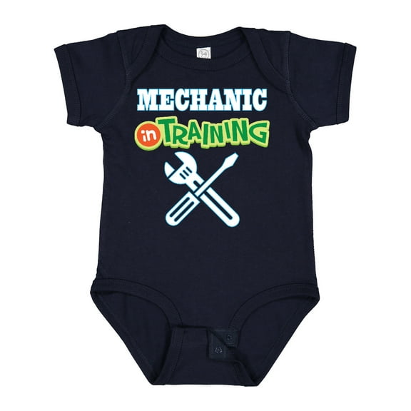 Inktastic Mechanic in Training Boys or Girls Baby Bodysuit