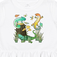 thumbnail image 4 of Inktastic Cute Lizards Hanging out Girls Toddler Dress, 4 of 5
