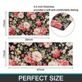 thumbnail image 7 of Pioneer Flower Floral Print Pattern Kitchen Rugs Sets Of 2,Anti Fatigue Kitchen Mat Rugs Non Slip Washable,Decorative Kitchen Floor Mats for Kitchen,Sink,Laundry,17"x30"+17"x47", 7 of 7