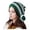 Green, variant on HNMKIU Santa Knitted Woolen Hat With Red Green For Men Women Autumn Winter Warm Comfortable Long Tail Hairball Green - One Size
