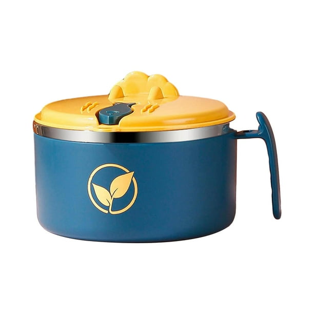 Ramen Bowl with Lid Modern Simple Style Instant Noodles Mug for College