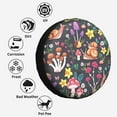 thumbnail image 6 of Kll Mushrooms Snails Butterflies Tire Cover,Universal Wheel Tire Cover For Trailer, Rv, Suv, Truck,Camper And Many Vehicle,(16 Inch), 6 of 7
