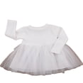 thumbnail image 3 of Nouveau-né Bébé Filles Robe Fleur à Manches Longues une Ligne Robes en Tulle, 3 of 3