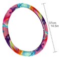 thumbnail image 4 of Robot Unicorn Attack 14.5 Inch Printing PVC Leather Steering Wheel Covers Car Wheel Cover Auto Accessories, 4 of 6
