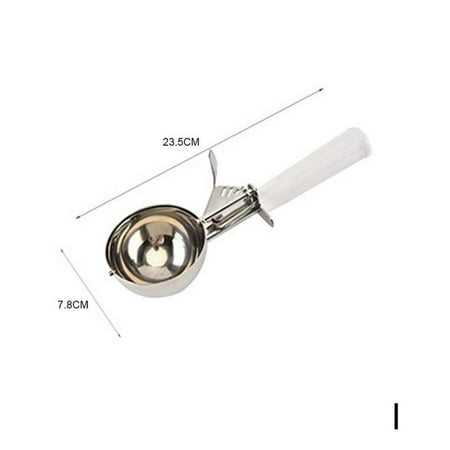 

1PC Ice Cream Scoop Steel Plastic HandlePortioner Cutter Scooper Tool F9C6