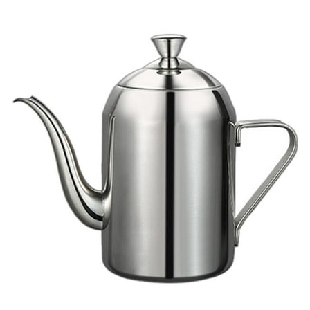 TABLZONE stainless steel oil pot Oil Container Silver 1Pc