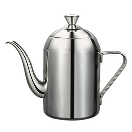 

landege 1Pc 720ml Stainless Steel Oil Container Oil Strainer Pot Sesame Oil Dispenser