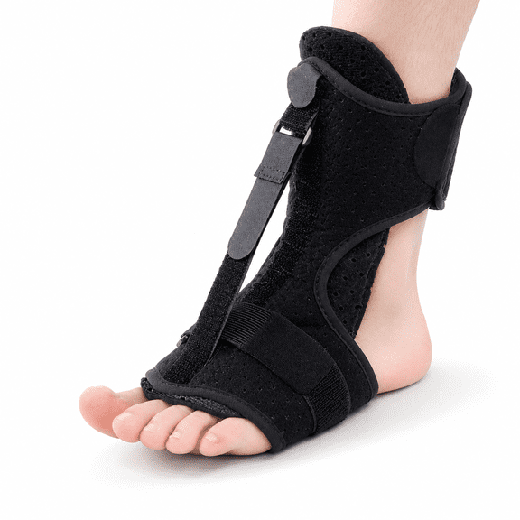 Plantar Fasciitis Relief Ankle Support Plantar Fasciitis Ankle Strap Black Night Splint For Plantar Fasciitis,Heel,Ankle,Arch Foot Pain,Achilles Tendonitis