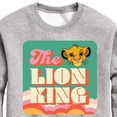 thumbnail image 3 of The Lion King - Retro Styled - Simba - Toddler & Youth Crewneck Fleece Sweatshirt, 3 of 5