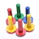 thumbnail image 4 of Juego de 6 pinceles de esponja para pintar DIY, sellos de esponja, herramientas de dibujo de sellos de tinta de grafiti para niños (patrón y color aleatorios), 4 of 5