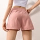 thumbnail image 4 of Pantalones cortos deportivos para mujer, de malla suelta, antiexposición, con doble bolsillo, de secado rápido, para correr, fitness aeróbico, pantalones cortos de cintura alta para exteriores, 4 of 6